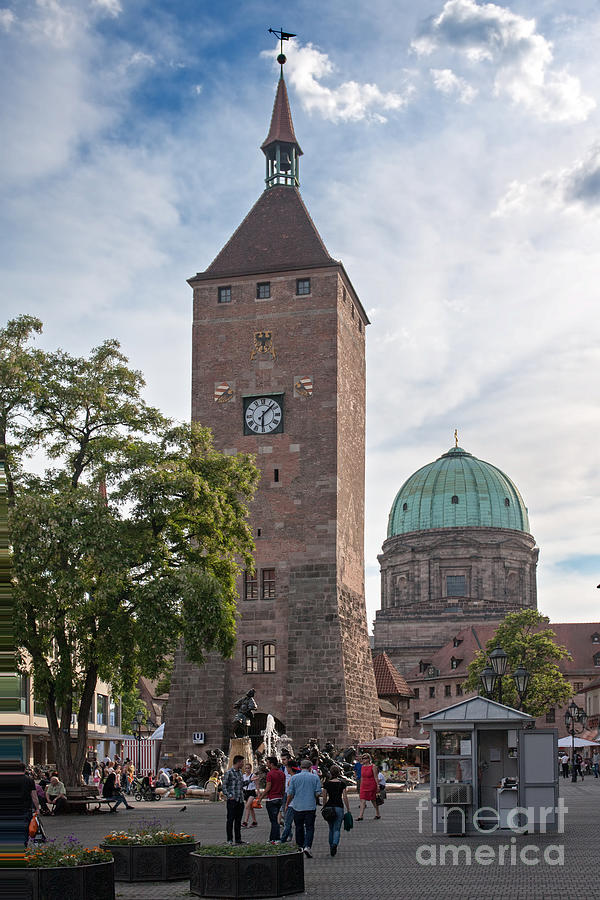 Weisser Turm Photograph by Joerg Lingnau