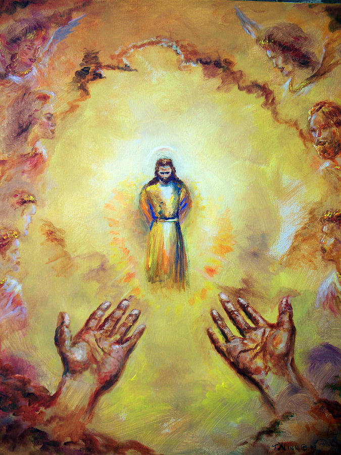 Jesus Christ Painting - Welcome Home by Tommy  Winn