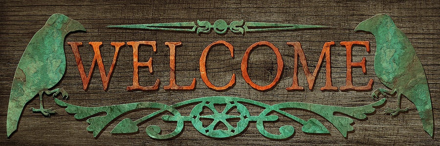 Welcome Sign 2 Photograph by WB Johnston