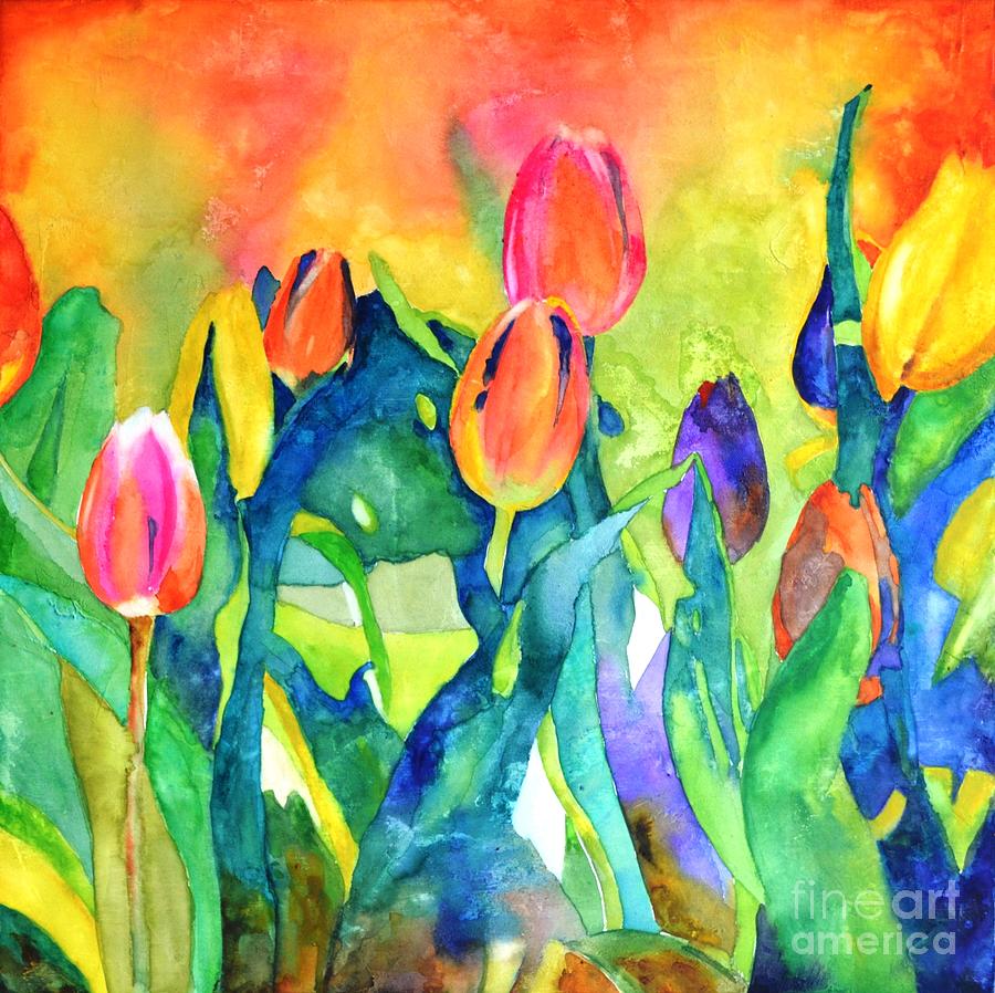 Welcome Spring #1 Painting by Betty M M Wong