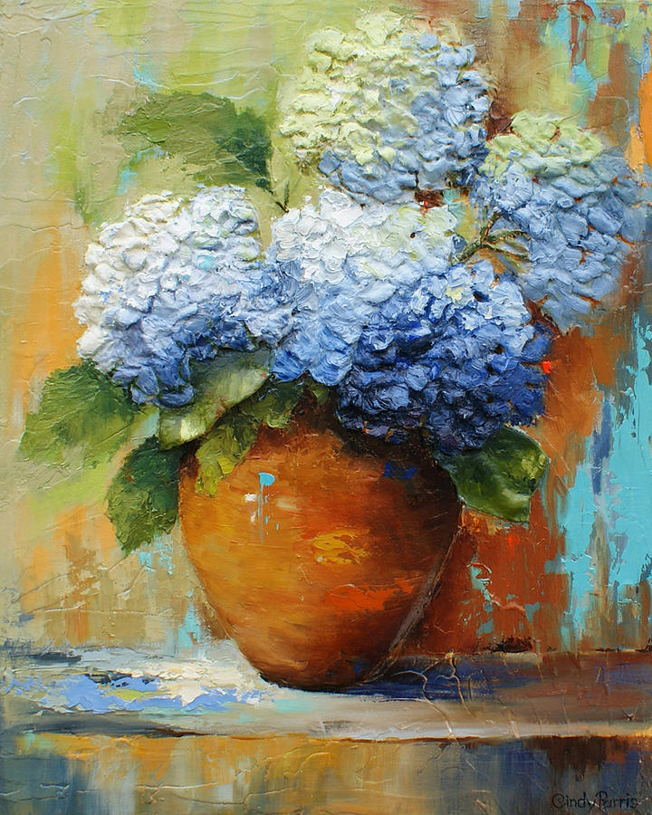 Still Life Painting - Welcome Summer by Cindy Parris