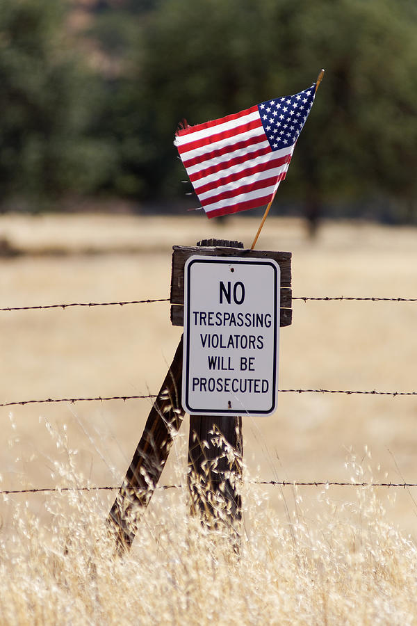 Welcome to America - Rural San Luis Obispo County, California Photograph by Darin Volpe