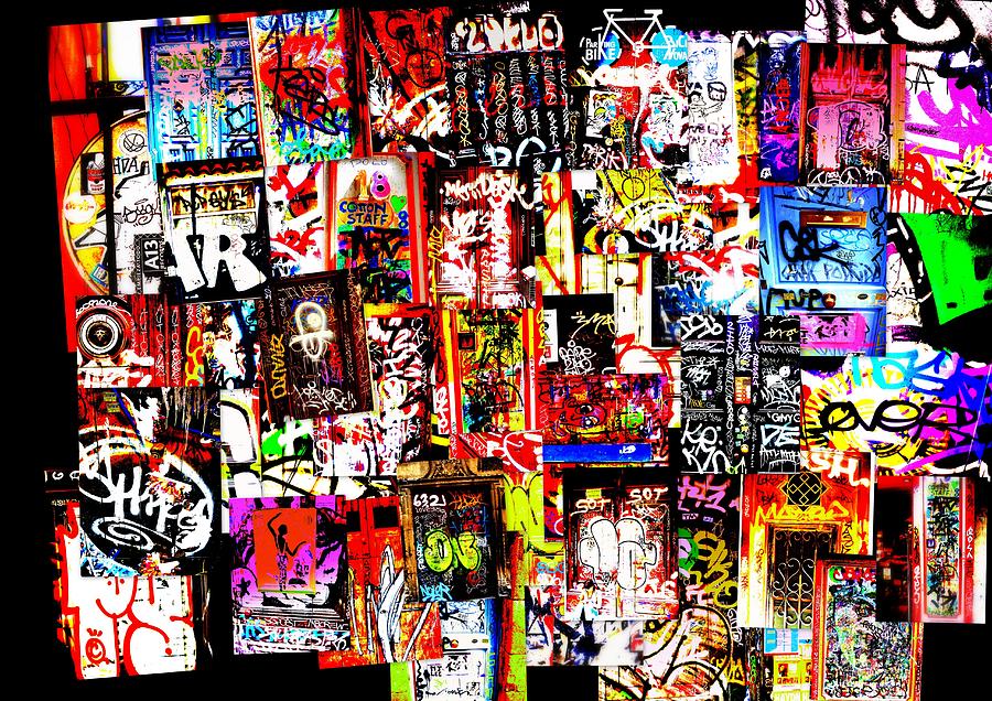 Welcome To Barcelona Graffiti Nirvana Photograph