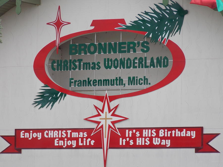 Welcome to Bronners 1 Photograph by Nina Kindred