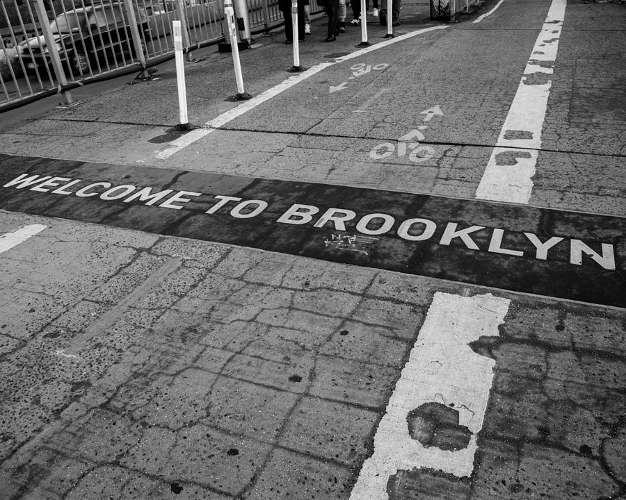 Welcome to Brooklyn Sign, New York Photograph by Nicole Freedman