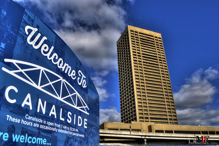 WELCOME to CANALSIDE Photograph by Michael Frank Jr