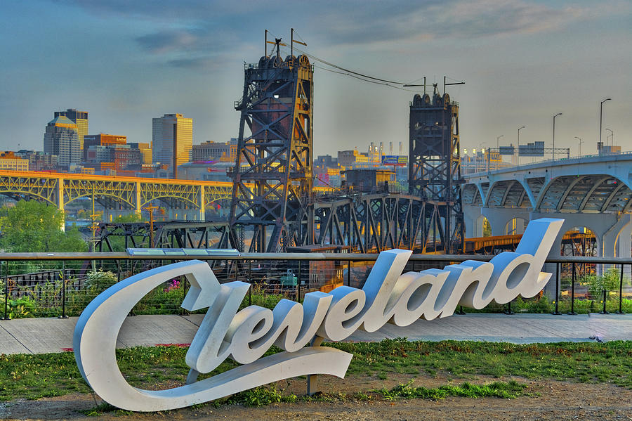 Welcome to Cleveland Photograph by Stewart Helberg