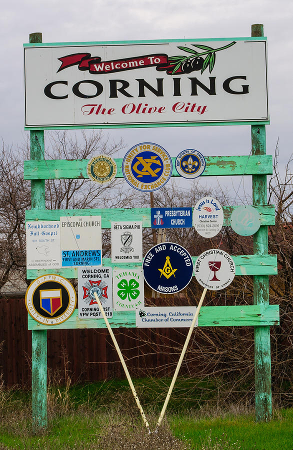 Welcome to Corning Photograph by Tikvahs Hope