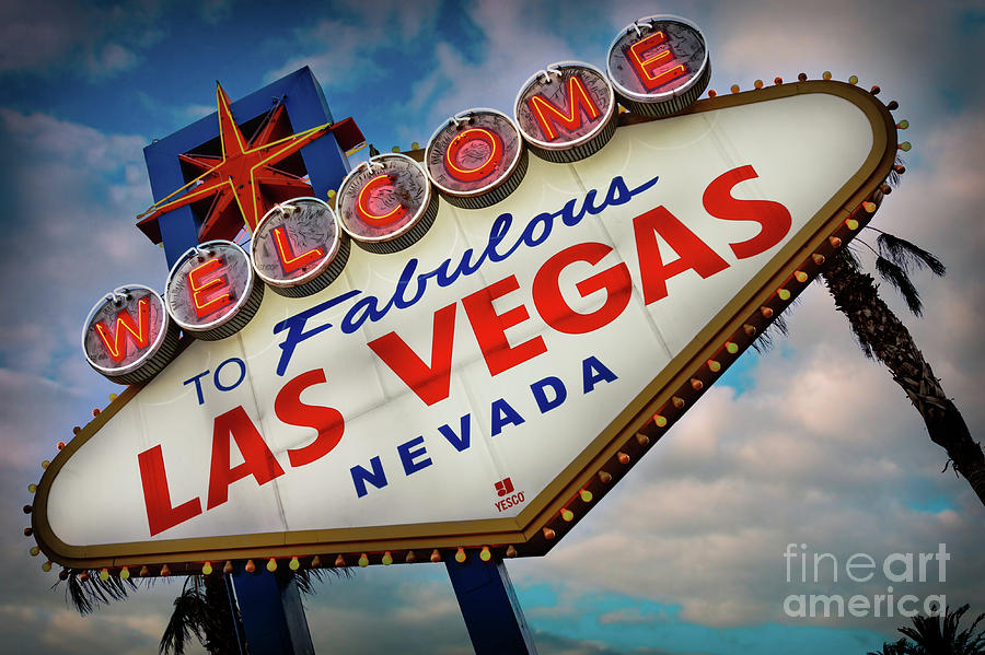 Welcome to Fabulous Las Vegas Photograph by Doug Sturgess