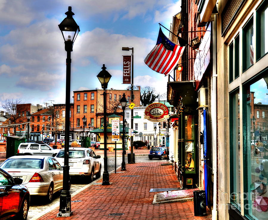 Welcome to Fells Point Photograph by Debbi Granruth