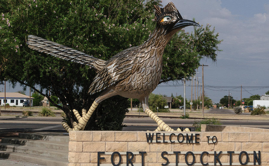 Welcome to Fort Stockton Photograph by Tikvahs Hope