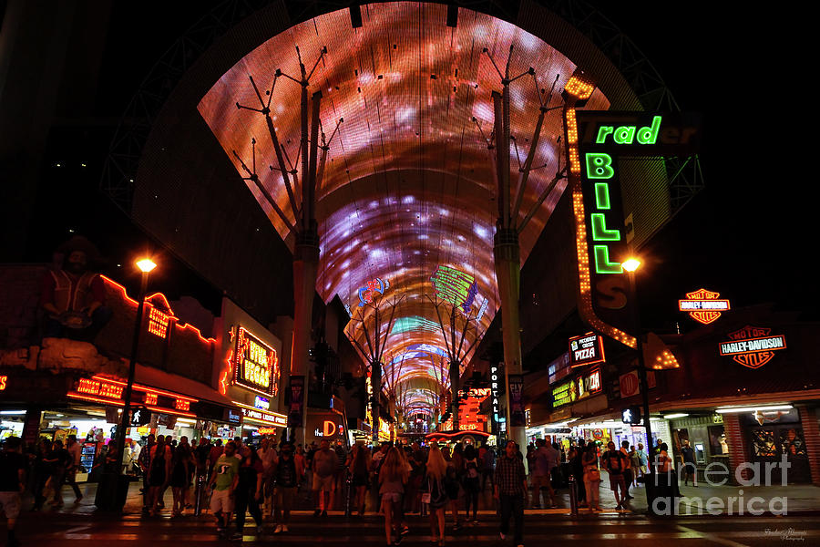 Las Vegas Photograph - Welcome To Fremont Street by Jennifer White