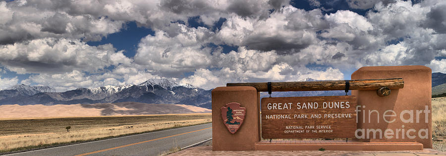 Welcome To Great San Dunes Photograph by Adam Jewell