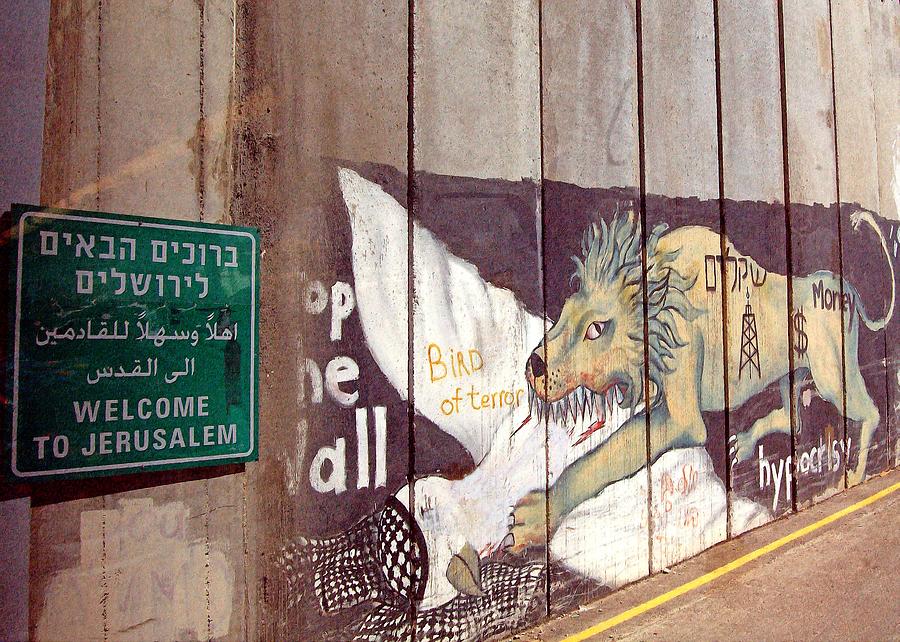 Welcome to Jerusalem Photograph by Munir Alawi