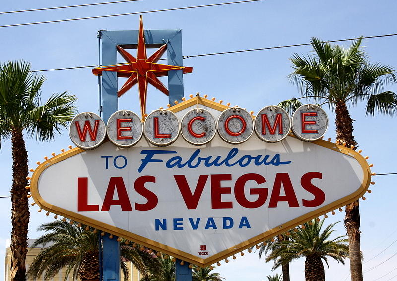 Welcome To Las Vegas Photograph by David Nicholls