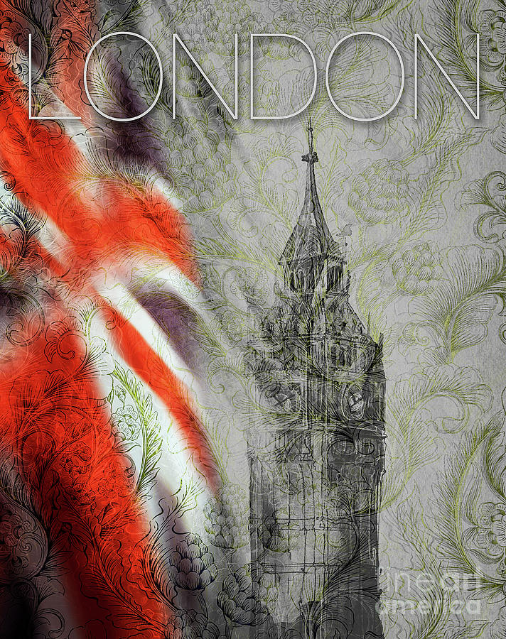 Welcome to London Digital Art by Edmund Nagele FRPS