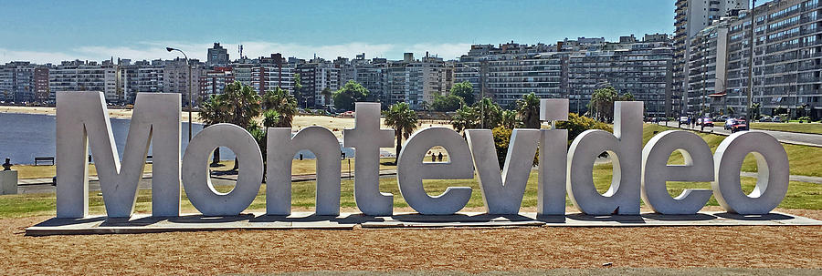 Welcome to Montevideo Photograph by Sandy Taylor