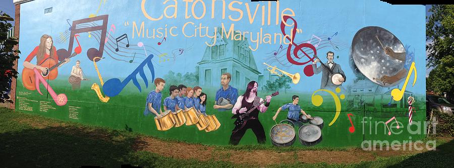 Music Painting - Welcome to Music City Maryland by Edward Williams
