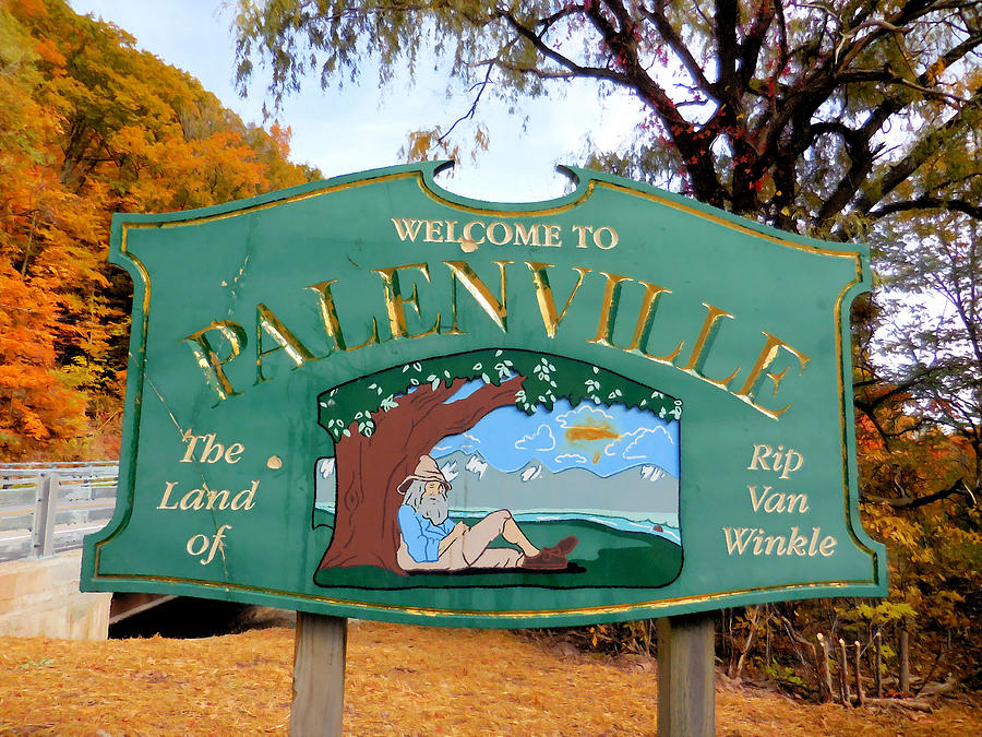Welcome to Palenville Painting by Jeelan Clark