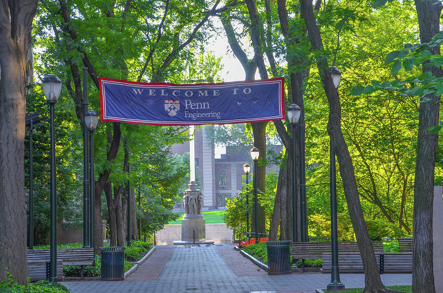 Welcome to Penn Engineering Photograph by Bill Cannon