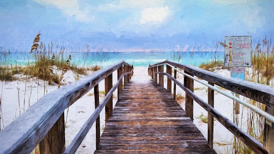 Welcome to Pensacola Beach Photograph by JC Findley