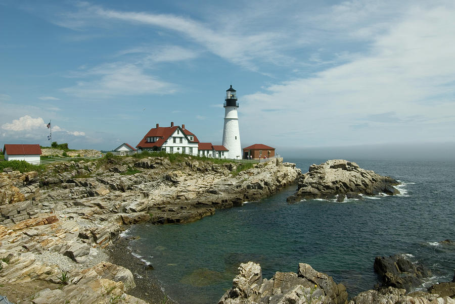 Welcome to Portland Head Light Photograph by Paul Mangold