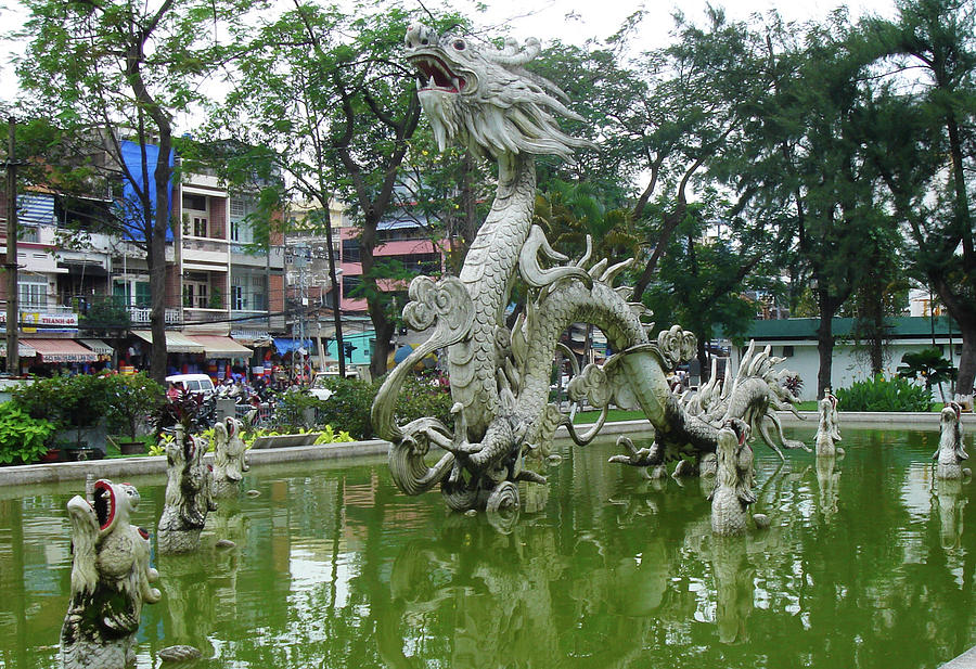 Vietnam Golden Dragon Painting by Imagery-at- Work - Fine Art America