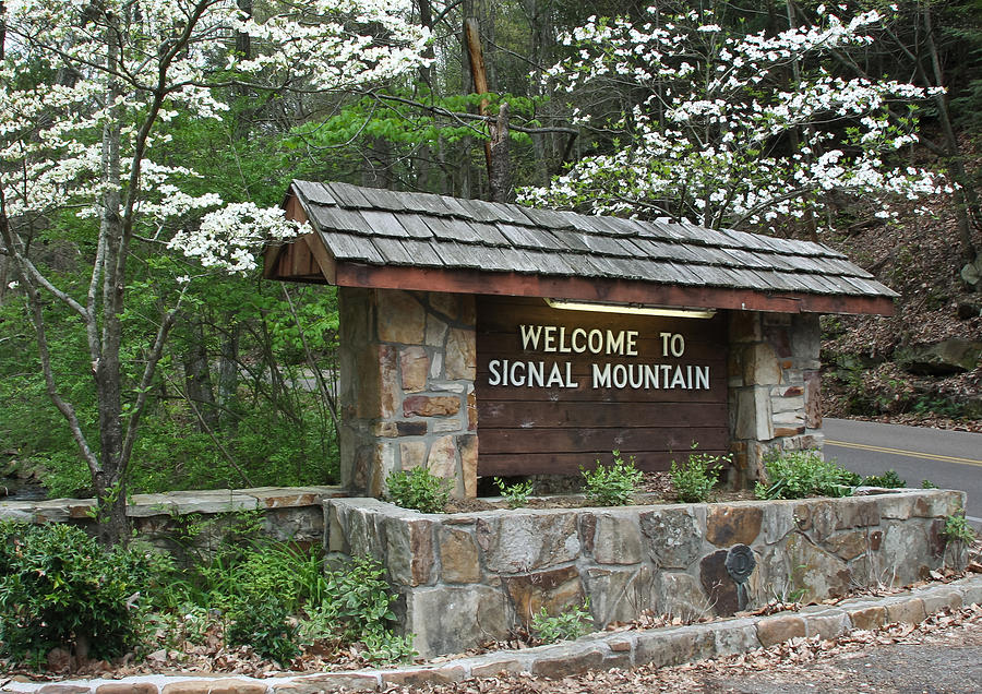 Welcome to Signal Mountain Spring Photograph by Tom and Pat Cory