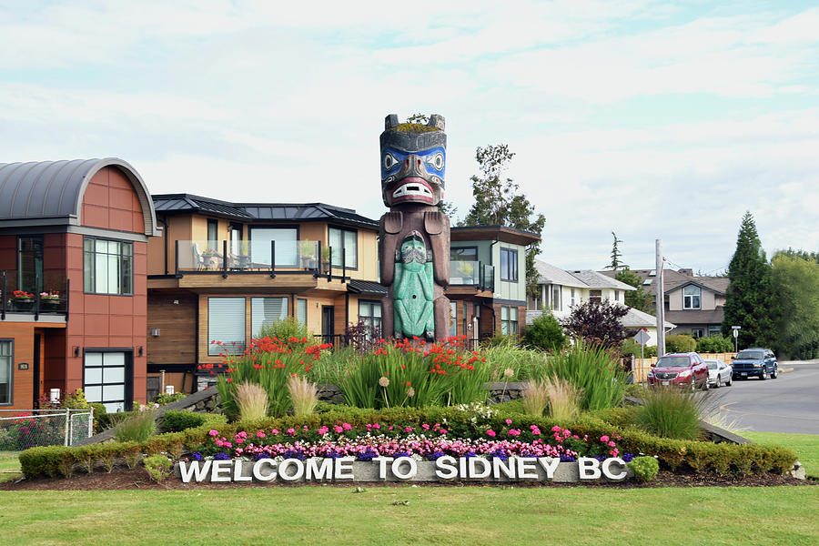 Welcome to Sidney British Columbia Canada Photograph by Barbara Snyder