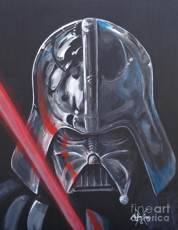 Welcome to the darkside Painting by Tyler Haddox - Fine Art America