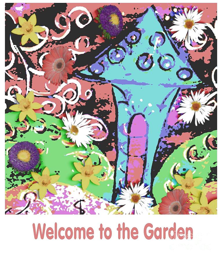 Welcome to the Garden Painting by James and Donna Daugherty