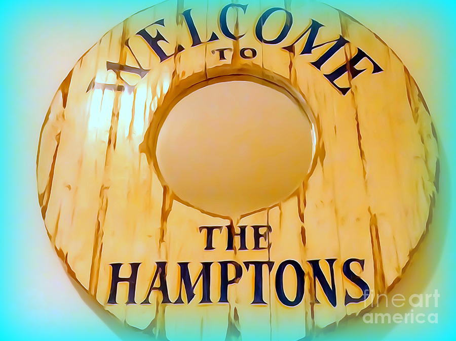 Welcome To The Hamptons Photograph by Ed Weidman