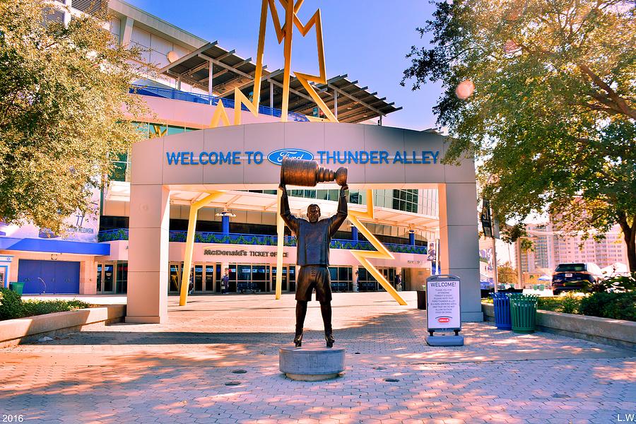 Welcome To Thunder Alley Photograph by Lisa Wooten