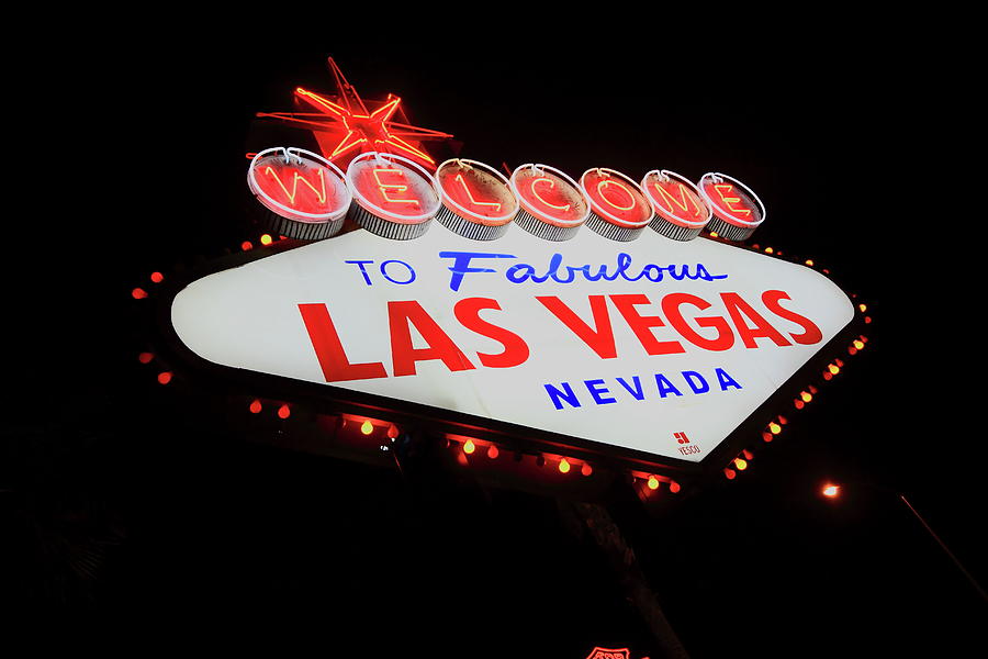 Welcome to Vegas Photograph by Daniel Koglin - Pixels