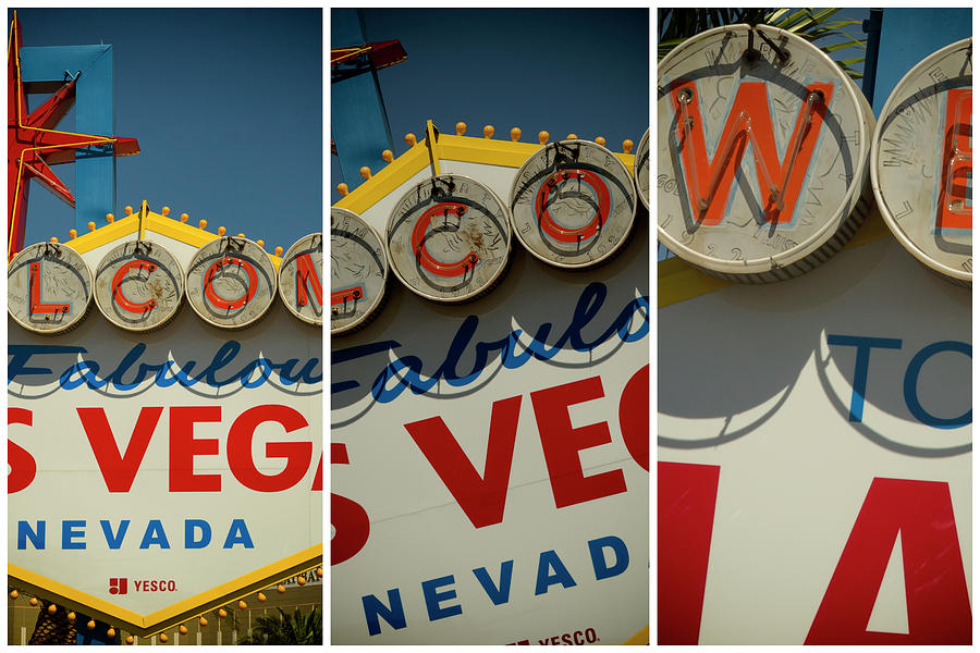 Vintage Photograph - Welcome To Vegas VIII by Ricky Barnard