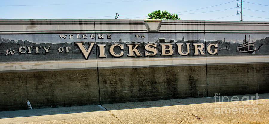 Welcome to Vicksbury Wall Art  Photograph by Chuck Kuhn