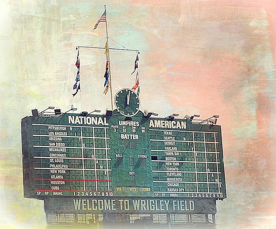 Chicago Cubs Photograph - Welcome To Wrigley Field by Toni Abdnour