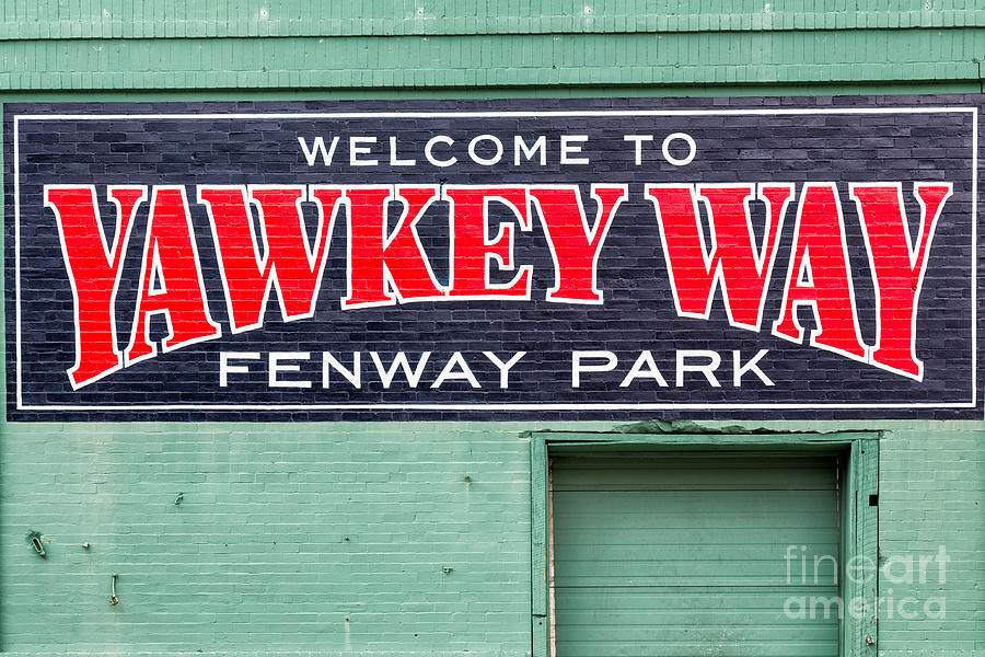 welcome to fenway park sign