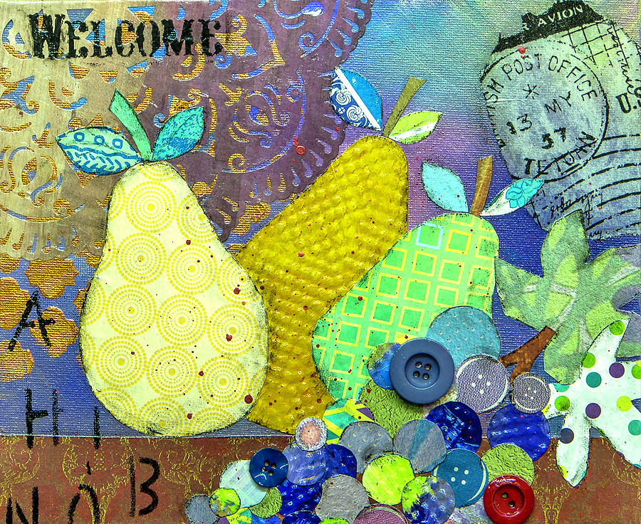 Welcome Mixed Media by Wendy Provins