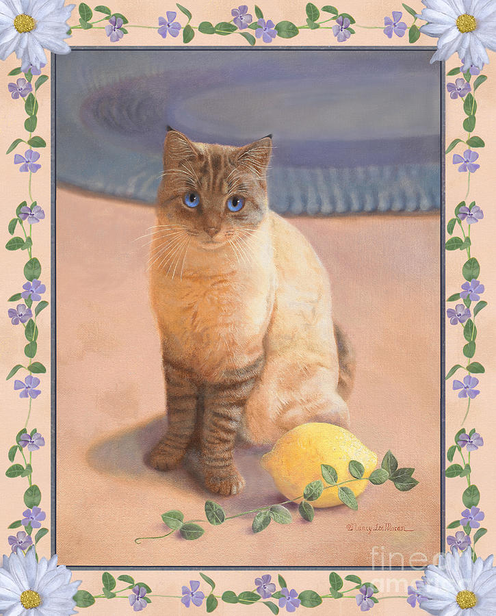 Welcomed Home by a Cat Painting by Nancy Lee Moran