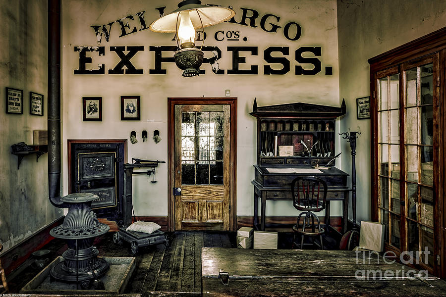 Well Fargo Express Photograph by Mitch Shindelbower