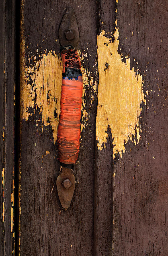 Well Used Door Photograph by Jean Noren