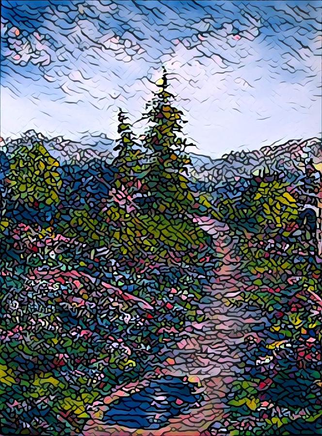 Well worn path Painting by Megan Walsh