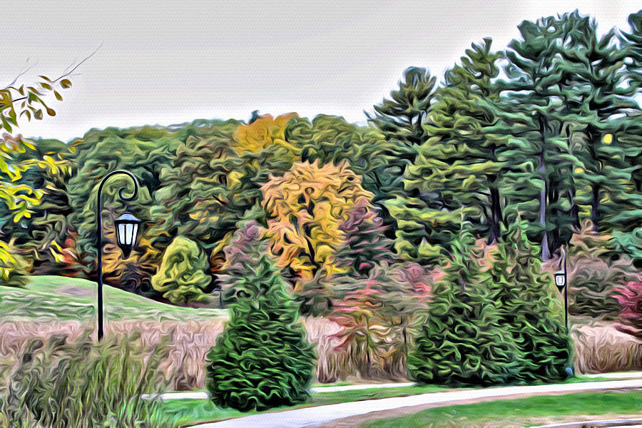 Landscape Photograph - Wellesley College Campus by Modern Art