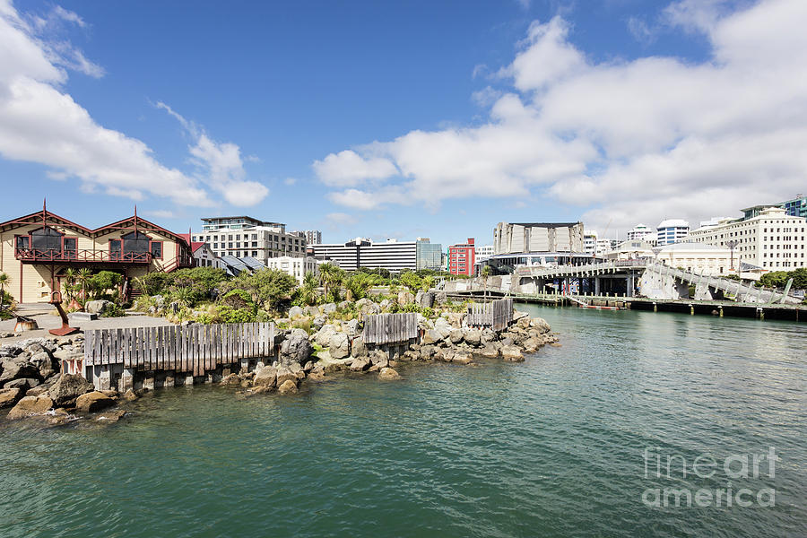 Wellington waterfront Photograph by Didier Marti