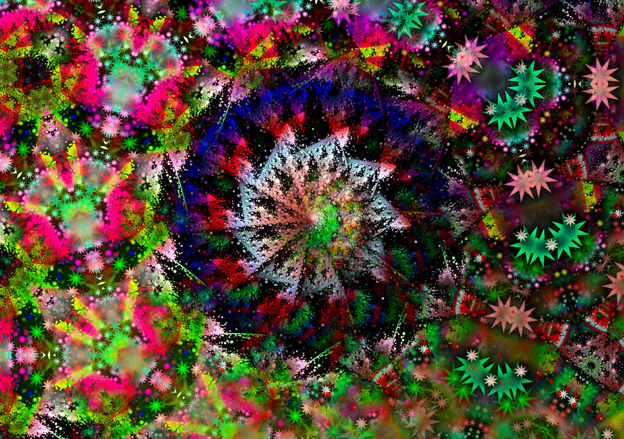 Wellness Mandala Digital Art