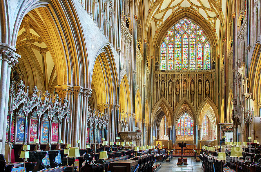 Wells Cathedral Interior Photograph by Tim Gainey