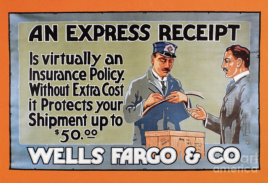 Wells Fargo Express, 1914 Photograph by Granger