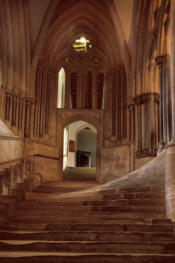 Wells Cathedral Steps Photograph by Jerry Griffin
