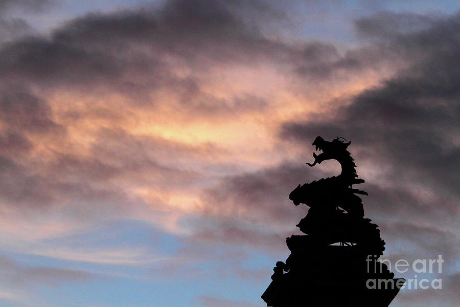 Welsh Dragon at Sunset Photograph by James Brunker